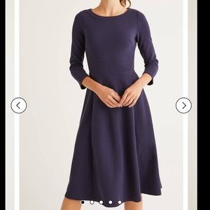 Boden Maisy Ottoman Dress - Navy NEW